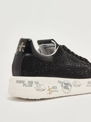 5. Sneakers Belle 7813 en cuir pour femme Noir