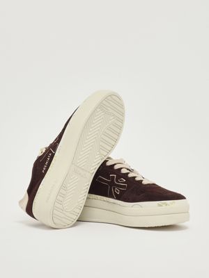 4. Micol 7894 suede sneakers for women Coffee