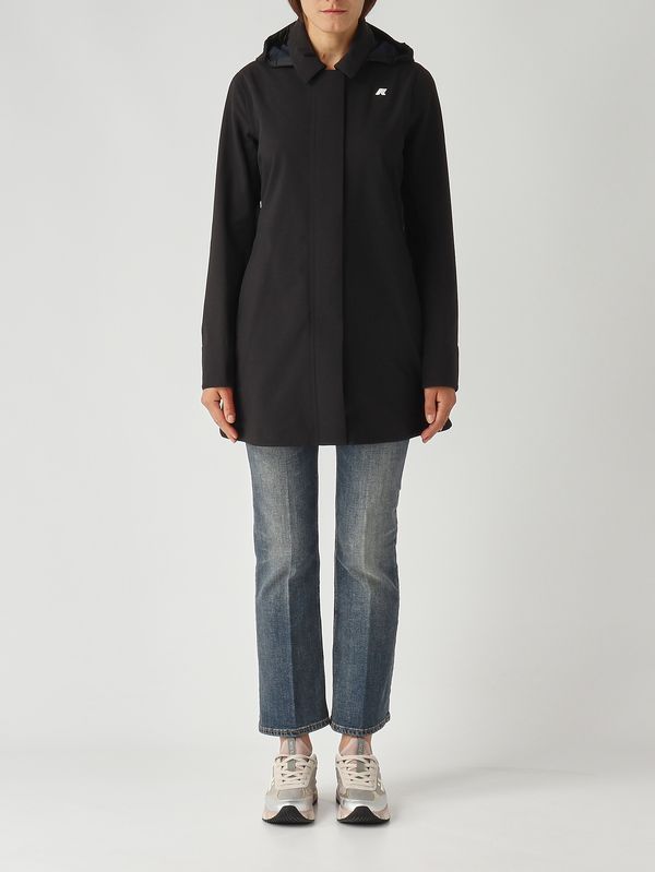1. Giacca donna Mathy Bonded in nylon impermeabile Nero K-Way k2148bw