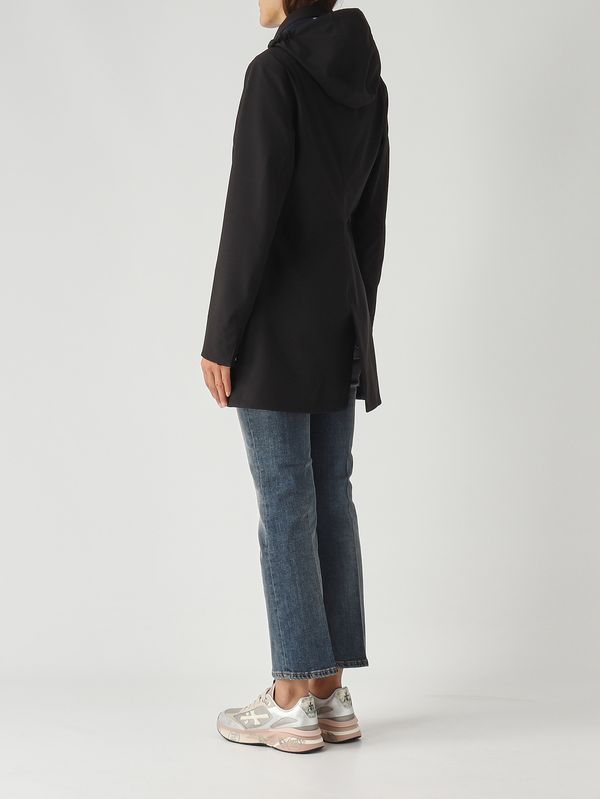 4. Giacca donna Mathy Bonded in nylon impermeabile Nero K-Way k2148bw