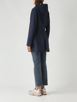 4. Giacca donna Mathy Bonded in nylon impermeabile Blu Navy