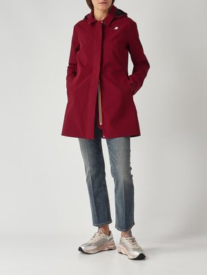2. Giacca donna Mathy Bonded in nylon impermeabile Bordeaux