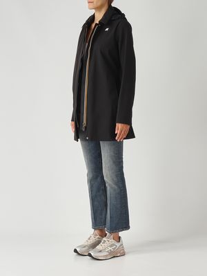 3. Giacca donna Mathy Bonded in nylon impermeabile Nero
