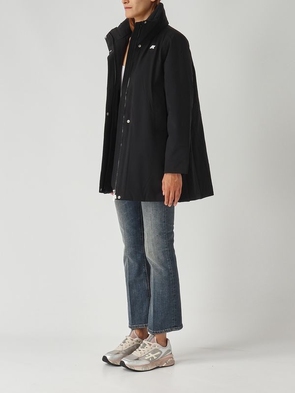 3. Giacca donna Marla St Warm in nylon impermeabile Nero K-Way k7125lw