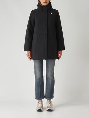 Giacca donna Marla St Warm in nylon impermeabile Nero K-Way