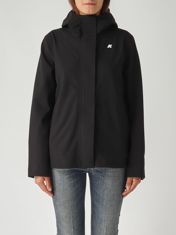 Giacca donna Madalina Bonded in nylon impermeabile k21488w Nero