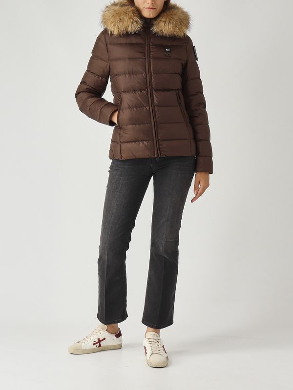 2. Arcadia nylon down jacket for women Coffee Blauer 25wbldc03099006047