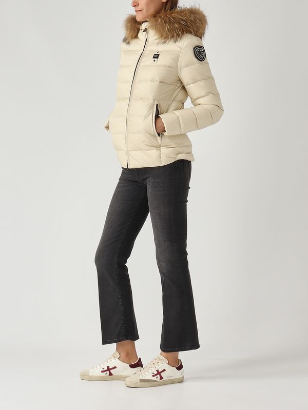 2. Arcadia nylon down jacket for women Cream Blauer 25wbldc03099006047