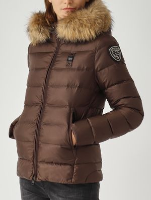5. Arcadia nylon down jacket for women Coffee
