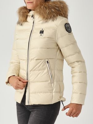 5. Arcadia nylon down jacket for women Cream