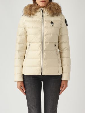 Blauer Camelia women's down jacket in quilted fabric