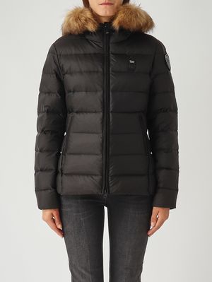Arcadia nylon down jacket for women Black Blauer