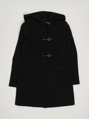 OHOTORO Boucle 2way Half Coat ブラック boucle half coat | OHOTORO