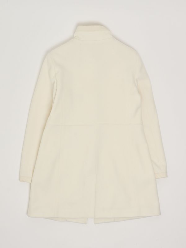2. Cappotto bambina in misto lana e cashmere Avorio Fay fx2a30e0226