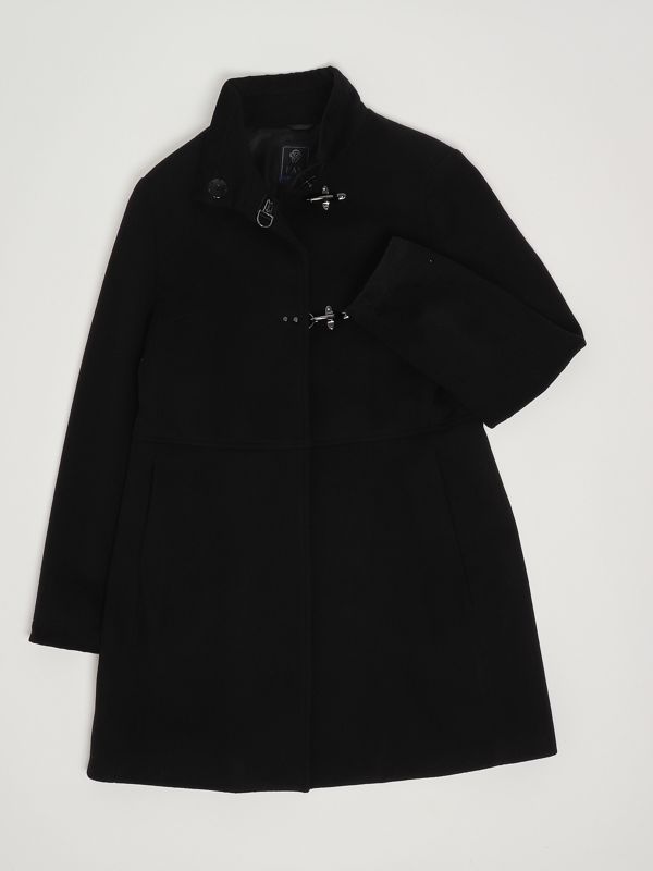 3. Cappotto bambina in misto lana e cashmere Nero Fay fx2a30e0226