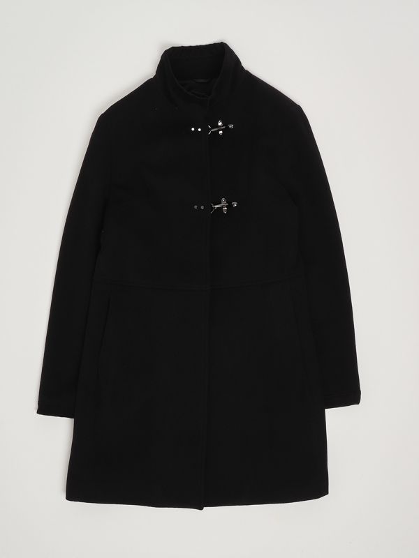 1. Cappotto bambina in misto lana e cashmere Nero Fay fx2a30e0226