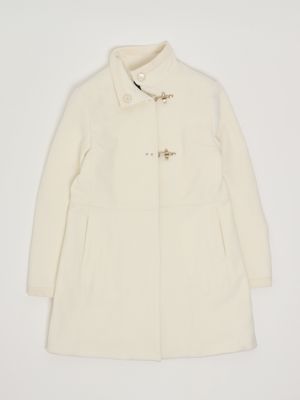 Burberry stretch wool blend coat for girls 8088733 Cream