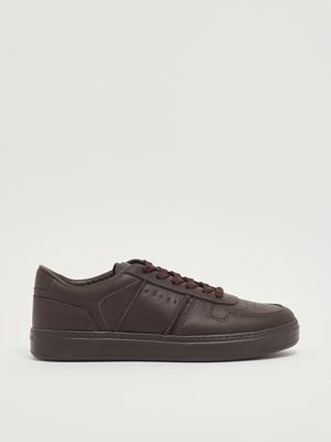 Tod's men's nylon and leather running sneakers with laces