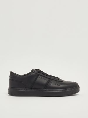 Tod's men's nylon and leather running sneakers with laces