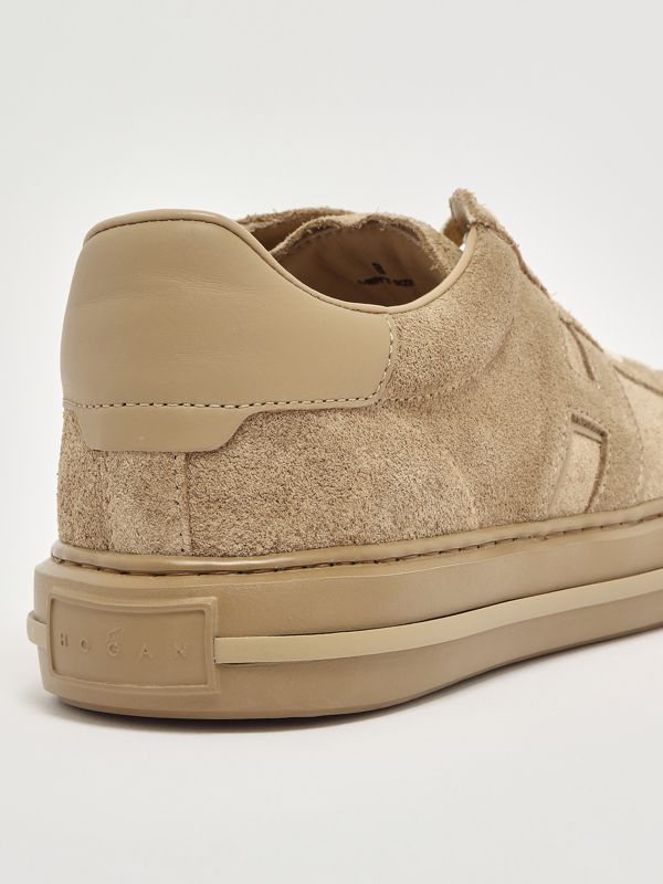 5. H691 suede sneakers for men Beige Hogan hxm6910fu10uho