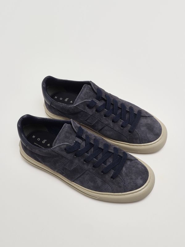 2. H691 suede sneakers for men Blue Hogan hxm6910fu10uho