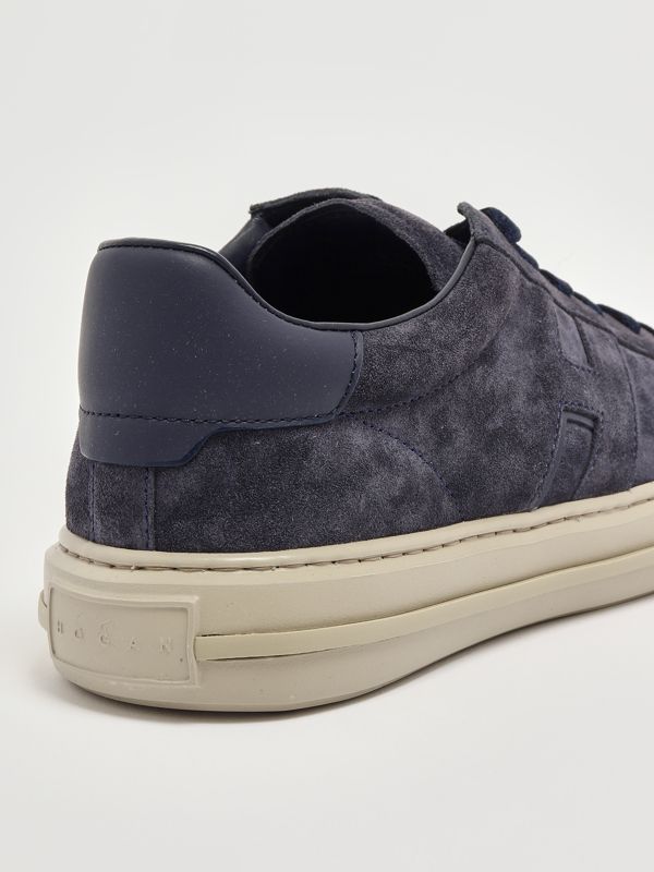 5. H691 suede sneakers for men Blue Hogan hxm6910fu10uho