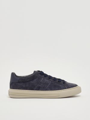 Sneakers H691 en daim pour homme Bleu Hogan