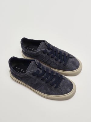 2. H691 suede sneakers for men Blue