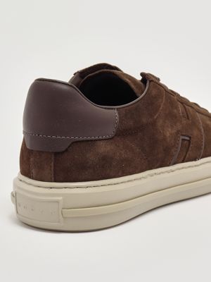5. H691 suede sneakers for men Dark Brown