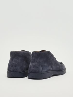 3. Zapatos de cordones para hombre 59K de ante Azul