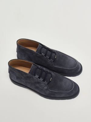 2. Zapatos de cordones para hombre 59K de ante Azul