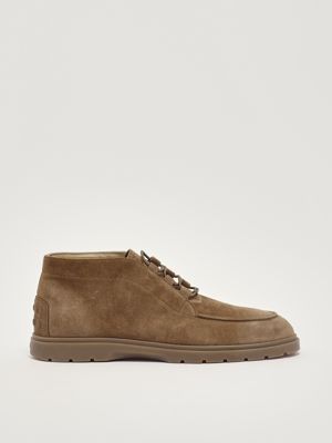 Stringate uomo 59K in suede Fango Tod's