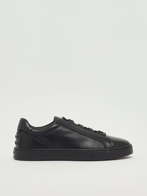 Tod's men's leather sneakers xxm04l0hz40jus Black