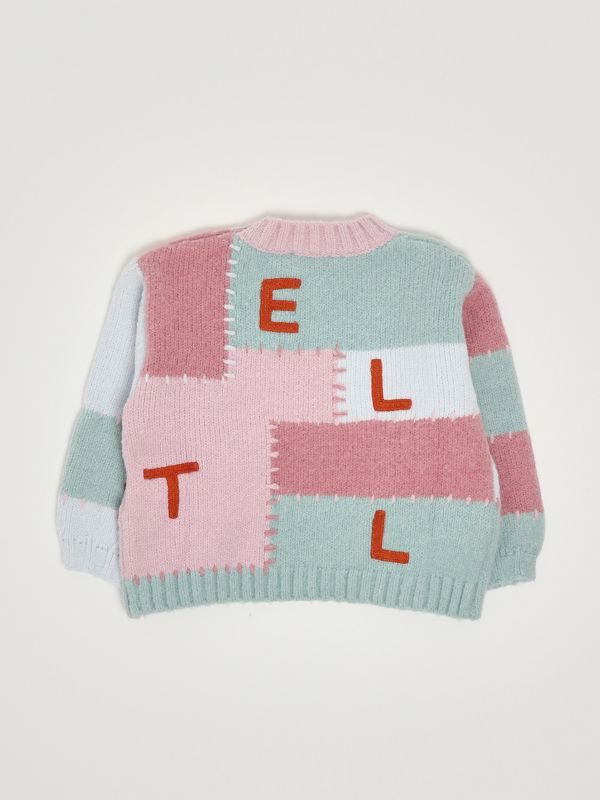 2. Maglia bambina in fibra sintetica Rosa-Verde Stella McCartney tx9a40z3367