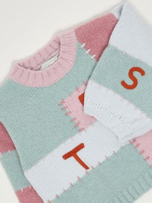 3. Maglia bambina in fibra sintetica Rosa-Verde