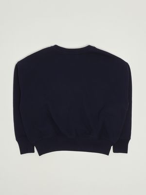 2. Felpa bambina in misto cotone Navy