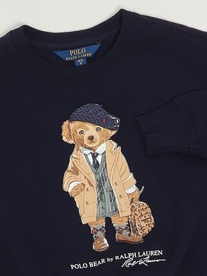 3. Felpa bambina in misto cotone Navy