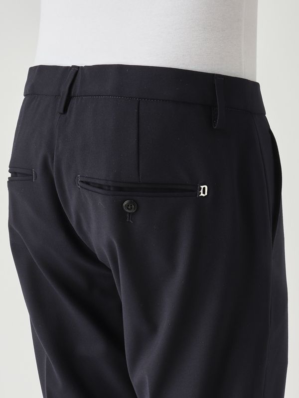 4. Gaubert Slim Fit-Hose für Herren aus Bistretch-Schurwollcanvas Blau Dondup up235ts0009uxxxdu