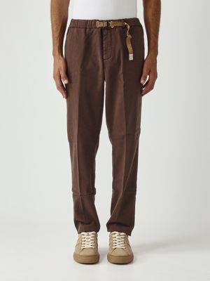 Greg Herrenhose aus Tencell und Baumwollmischung Braun White sand