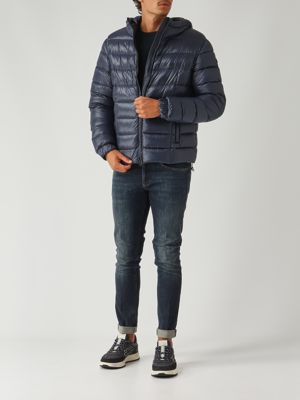 2. Piumino uomo in tessuto lucido Blu