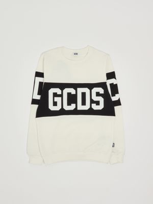 Dolce & Gabbana boy's cotton sweatshirt with all over logo