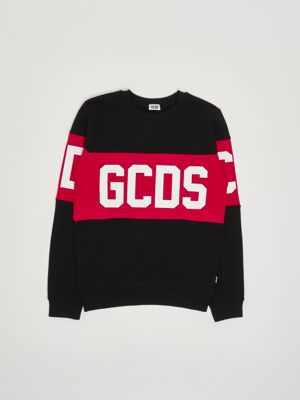 Baumwollsweatshirt für Jungen Schwarz GCDS
