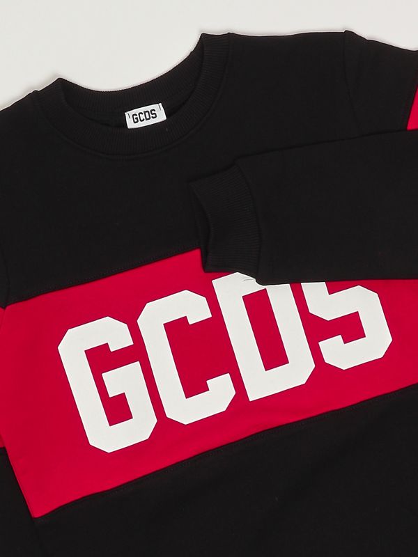 3. Sweat-shirt en coton pour garçon Noir GCDS b2ku1527ba2