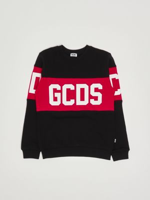 Baumwollsweatshirt für Jungen Schwarz GCDS