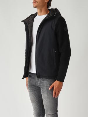 3. Giacca uomo in nylon e maglia Nero