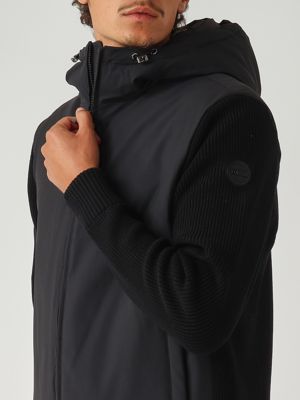 5. Giacca uomo in nylon e maglia Nero