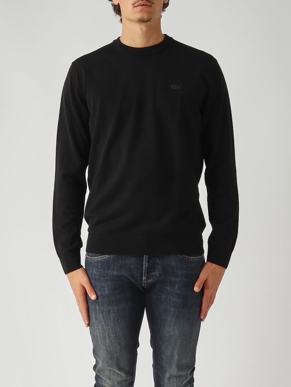 1. Jersey de hombre en lana merino Negro Lacoste ah1969