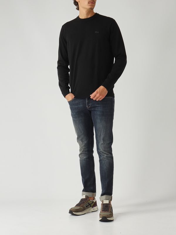 2. Jersey de hombre en lana merino Negro Lacoste ah1969
