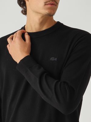 5. Jersey de hombre en lana merino Negro
