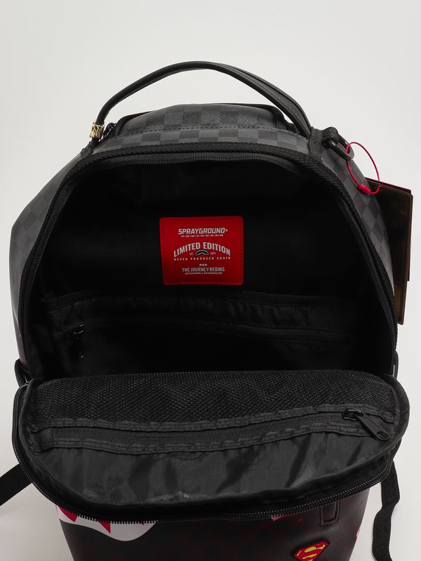 3. Children's faux leather backpack Brown-Red Sprayground 910b7295nsz
